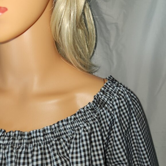 Women's 3X Boho, Hippie, Lacy, Large Bell Sleeves, Embordered Top cotton - Picture 4 of 16